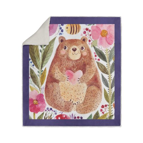 Deka 130x160 Throw Love Bear slika 1