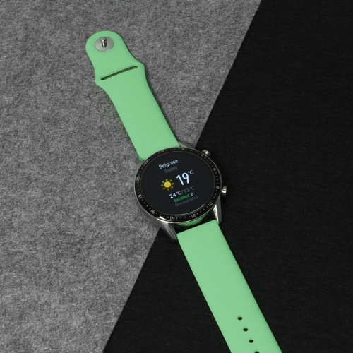 Narukvica plain za smart watch 22mm zelena slika 1