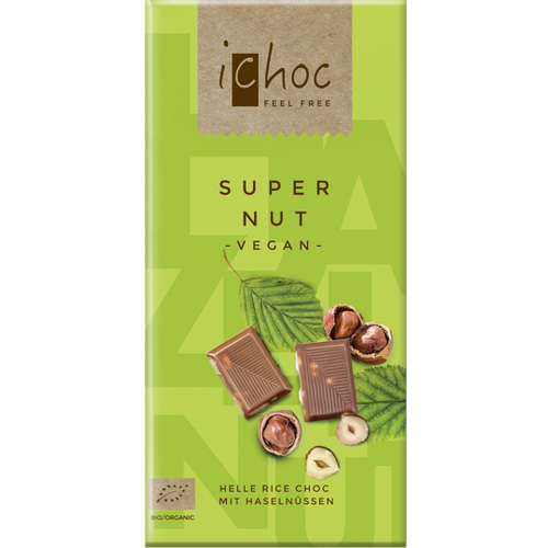 iChoc Čokolada super nut BIO 80g slika 1