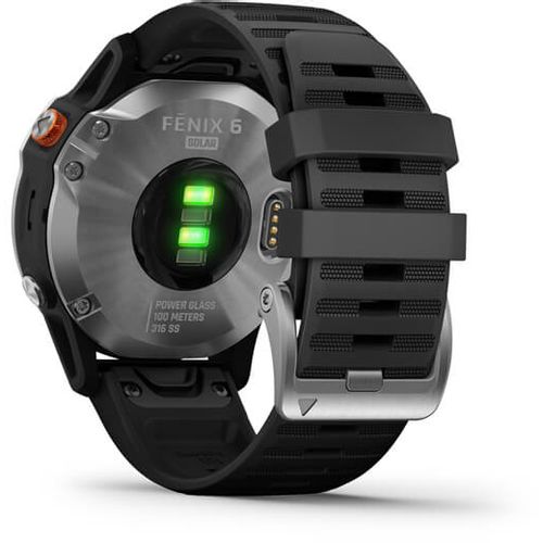 GARMIN Fēnix® 6 SOLAR SmartWatch -  Silver (Crni Remen) slika 7