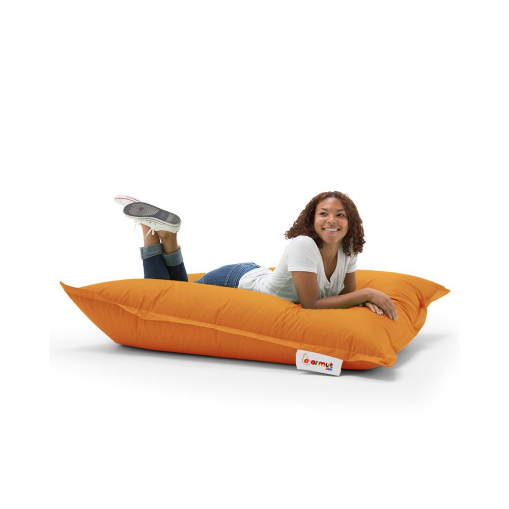 Cushion Pouf 100x100 - Narandžasti Baštenski Jastučić slika 2