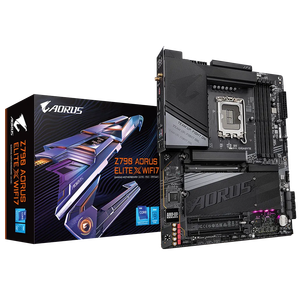 GIGABYTE Z790 AORUS ELITE X WIFI7, DDR5, SATA3, USB3.2Gen2x2, DP, 2.5GbE, WIFI 7, LGA1700 ATX