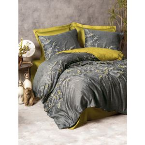 Libby - Green Green
Anthracite Satin Single XXL Quilt Cover Set (DE)