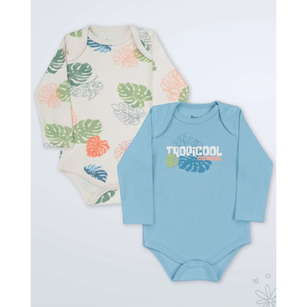 Miniworld Bodi za bebe Tropi Cool 1, 2kom slika 1