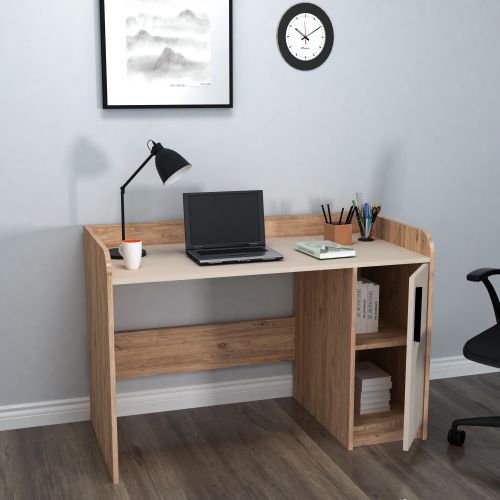 Luses Atlantic PineBeige Study Desk slika 3