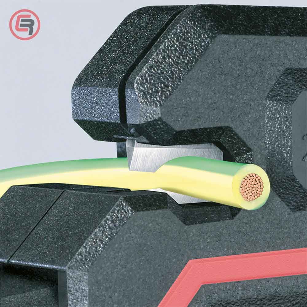 Knipex Kliješta Za Skidanje Izolacije 0,2 - 6,0 mm2 Automatska - 12 62 180 slika 5