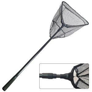MATE Folding ALU.Landing Net Tele Handle 2m 60x60cm (MT12030)