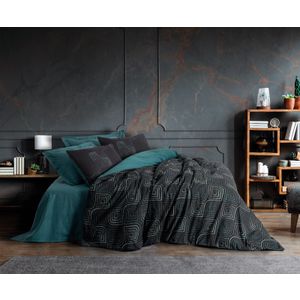 Set navlake za deku Ranforce Noche u boji petrol plava
