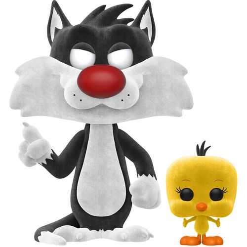 Set figure POP & Tee Looney Tunes Sylvestre and Tweety Flocked size S slika 3