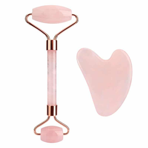 Rox+n Roll Quartz Set / Roller + GuaSha