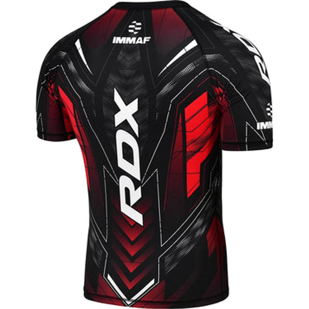 RDX Sports Kompresiona majica Immaf Approved - Crvena - 3XL slika 3