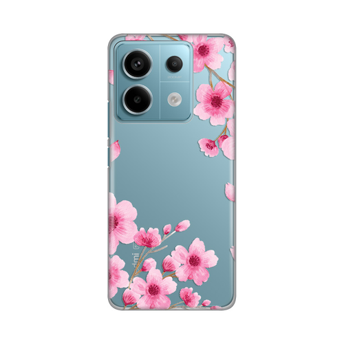 Torbica Silikonska Print Skin za Xiaomi Redmi Note 13 Pro 5G (EU) Rose Flowers slika 1