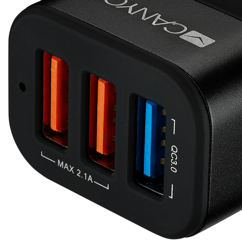 CANYON C-07 Univerzalni 3xUSB adapter za automobil (1 USB sa brzim punjačem QC3.0) slika 4