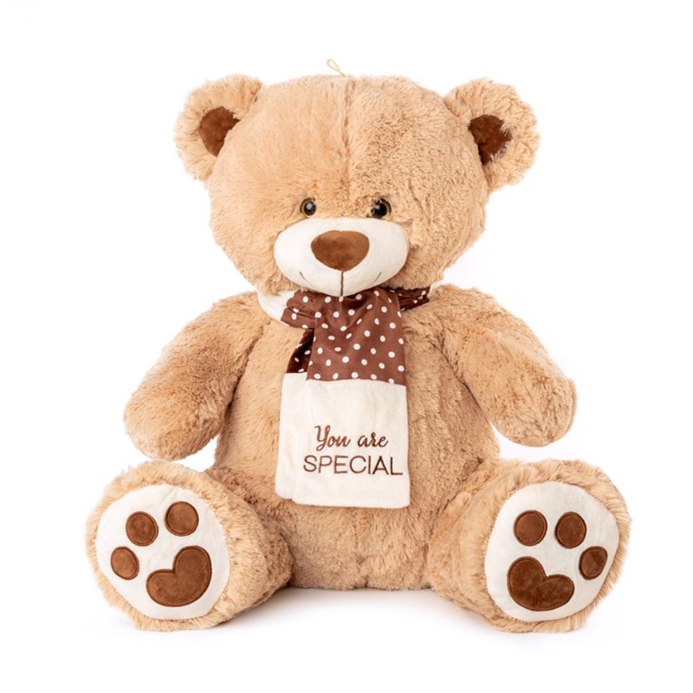 Amek Plišana igračka Medo sa šalom 60cm, Brown slika 1
