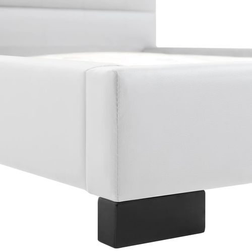 Okvir za krevet od umjetne kože bijeli 180 x 200 cm slika 37
