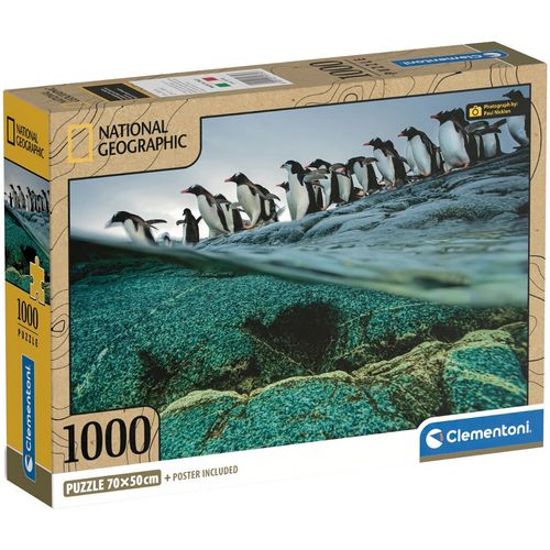 National Geographic Gentoo Penguins puzzle 1000pcs slika 1