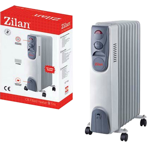 Zilan Uljni radijator Premium, 2000 W, 9 rebara - ZLN2111 slika 2