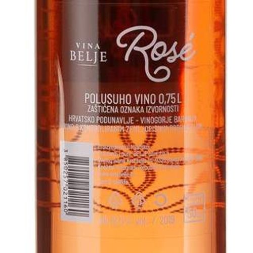 Vina Belje rose kvalitetno vino 0,75l slika 2