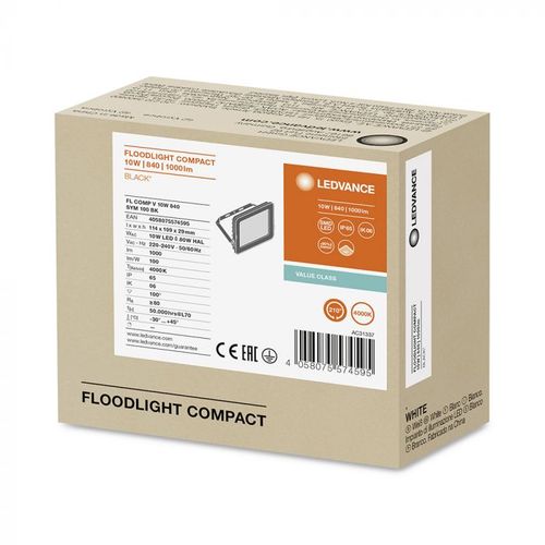 LEDVANCE LED reflektor Flood Compact 10W 4000k crn slika 3