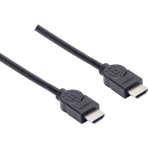 Manhattan HDMI priključni kabel HDMI A utikač, HDMI A utikač 1.50 m crna 355308  HDMI kabel slika 4