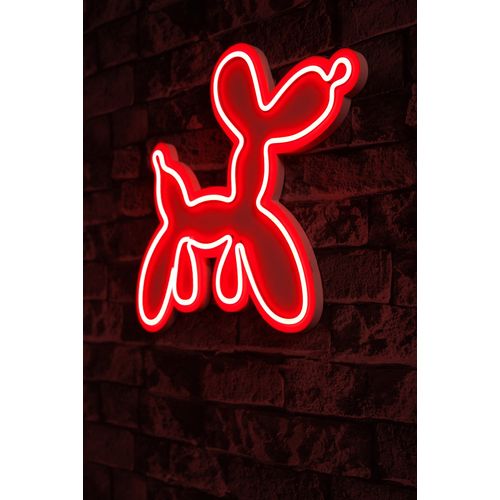 Wallity Ukrasna plastična LED rasvjeta, Balloon Dog - Red slika 9