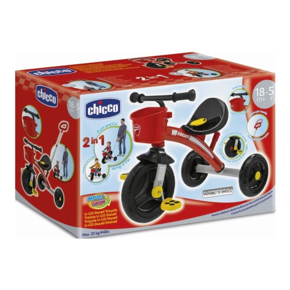 Chicco Tricikl U-Go Ducati 2U1 Move 'n Grove slika 7