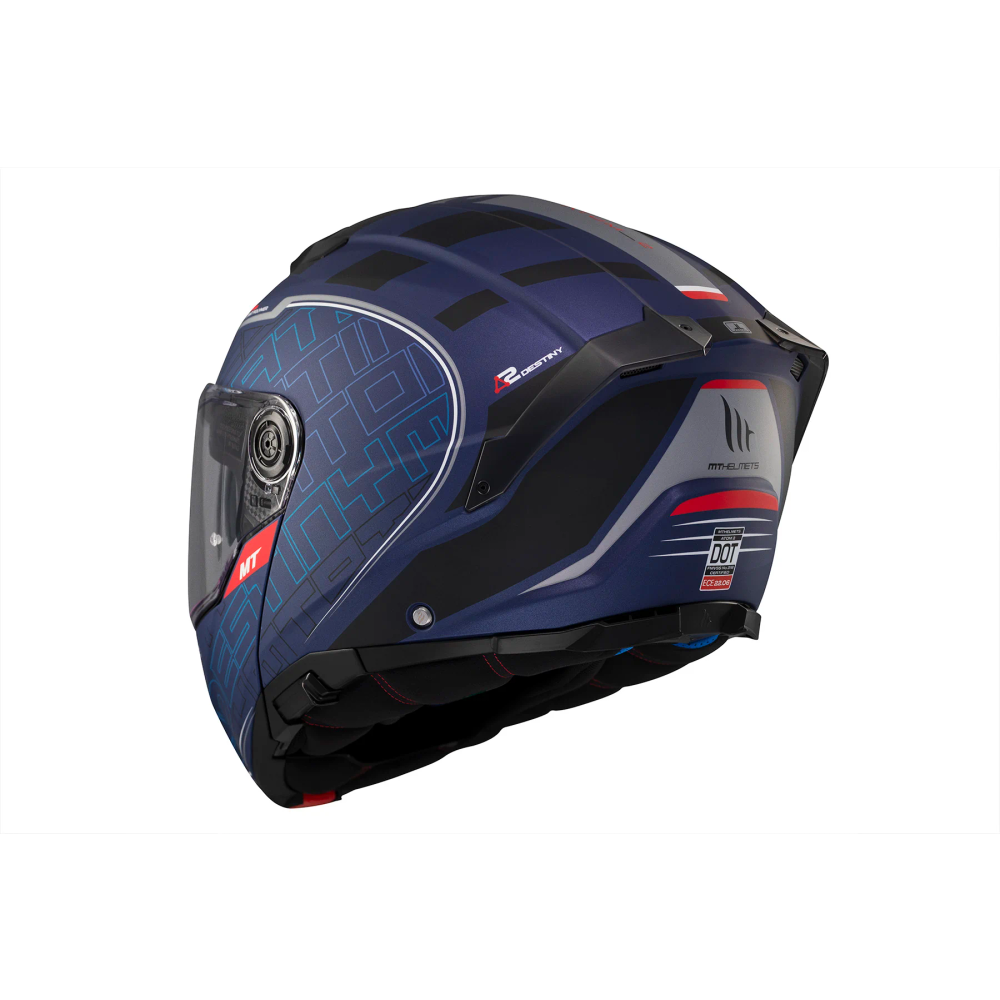 MT Helmets Atom 2 SV Destiny C7 Matt slika 5