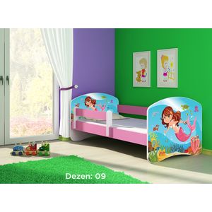 Deciji krevet ACMA II 160x80 + dusek 6 cm PINK9