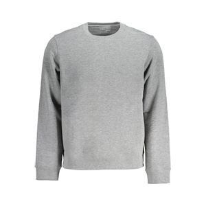 CALVIN KLEIN MEN'S ZIP-UP SWEATSHIRT GREY