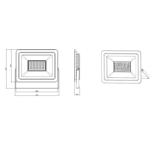 Reflektor na Stalku 1x100W 4500K slika 4