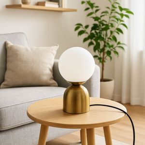 Stolna Lampa 242095 - Bijela Antikna