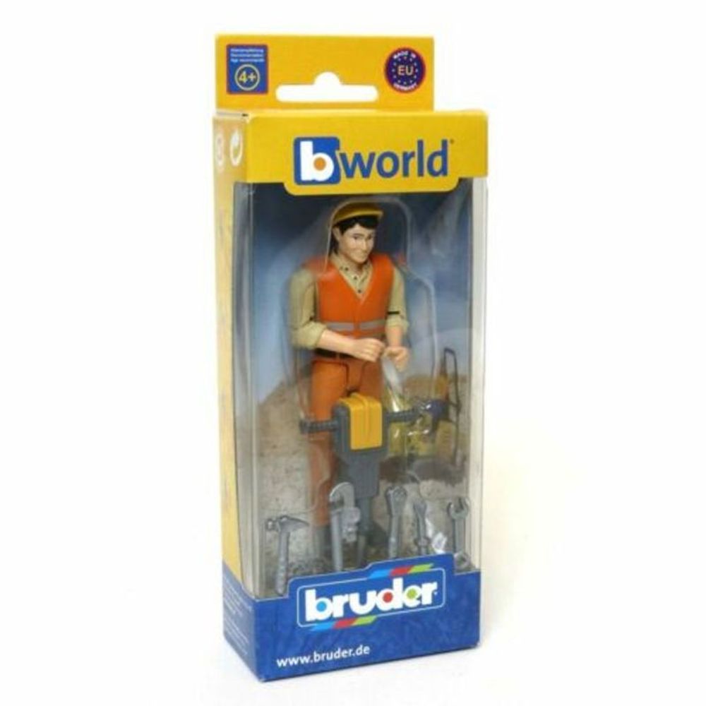 Bruder figura građevinski radnik 11cm slika 1
