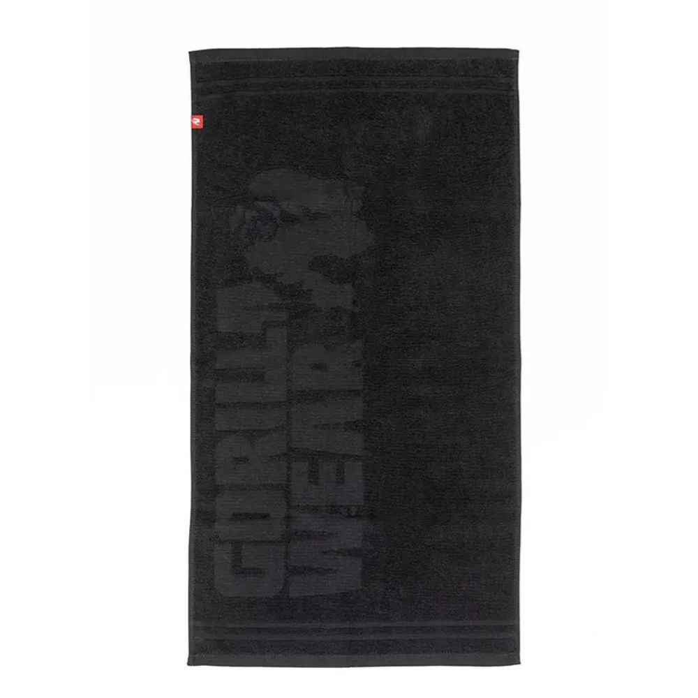Gorilla Wear Peškir za teretanu 50x100 cm, Crni slika 1