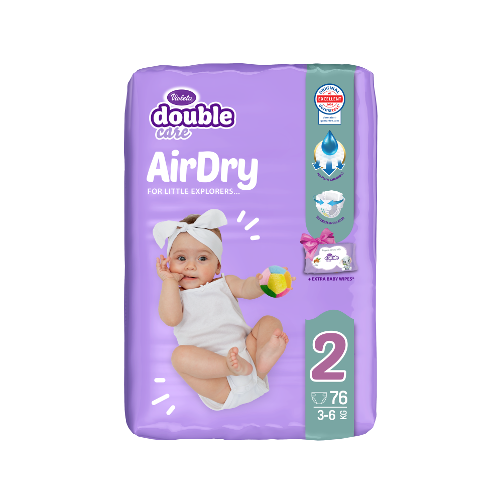 Violeta Double care pelene Air dry slika 6