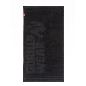 Gorilla Wear Peškir za teretanu 50x100 cm, Crni