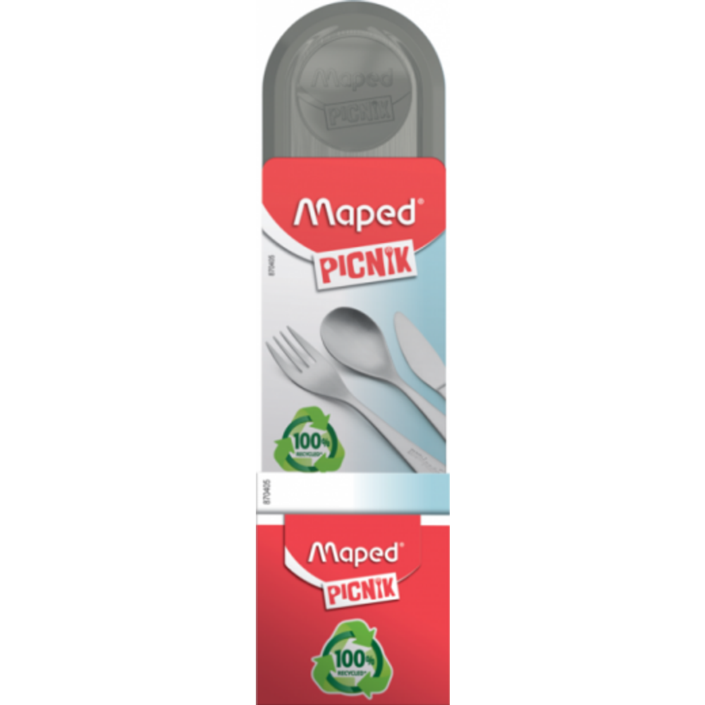 Maped Pribor za jelo u kutiji grey slika 2