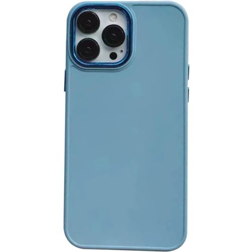 MCTK41-IPHONE 14 * Futrola  UTP  Shiny Lens Silicone Light Blue (169.) slika 1