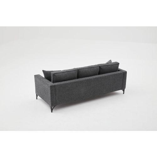 Atelier Del Sofa Trosjed, Antracit Crno, Berlin - Anthracite, Black slika 8