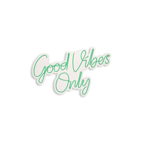 Wallity Ukrasna plastična LED rasvjeta, Good Vibes Only 2 - Green slika 11