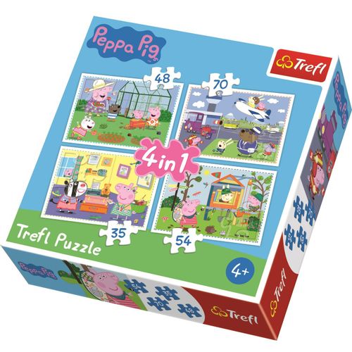 TREFL puzzle Peppa Pig, 4u1 (12,15,20,24) 34359 slika 2