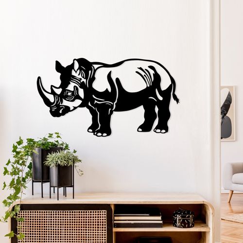 Wallity Metalna zidna dekoracija, Rhino slika 1