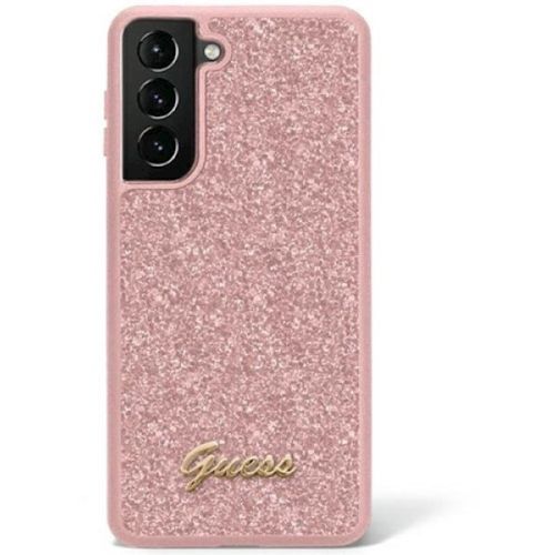 GUESS Futrola za Samsung S23 Pink Glitter Script slika 1