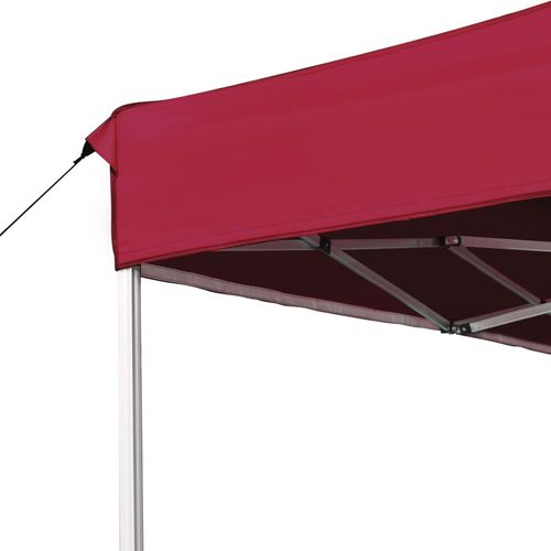 Profesionalni sklopivi šator za zabave 4,5 x 3 m crvena boja vina slika 5