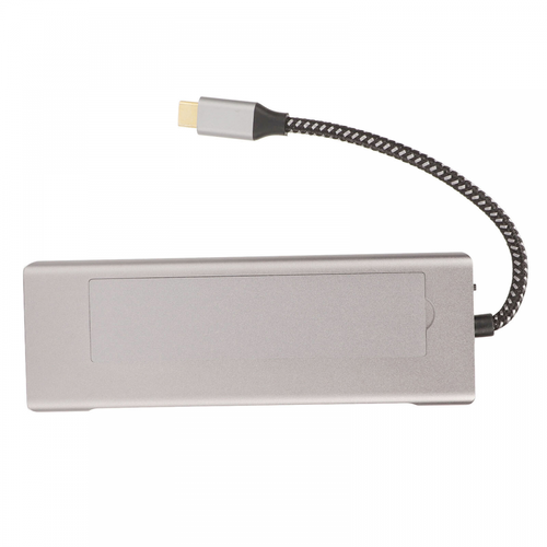 Adapter Type C na HDMI, Type C, PD, USB 3.0, USB 2.0, SD card, TF i M.2 NVMe 8 u 1 20cm kabl slika 12