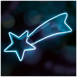 home Dekorativna rasvjeta, LED neonska figura, zvijezda padalica - NEON 1