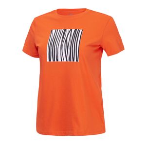 Ženska majica Abstract art T-shirt - NARANDŽASTA