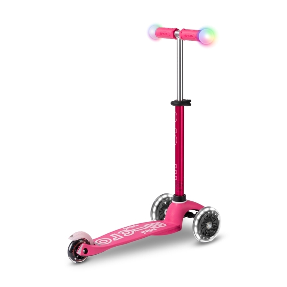 Micro Romobil Mini Deluxe Magic LED, Pink slika 2