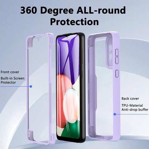 Techsuit – ColorVerse 360 ​​Series obostrana zaštitna maska za Samsung Galaxy A52 4G / A52 5G / A52s 5G – crna slika 3