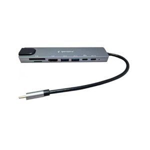 A-CM-COMBO8-05 * Gembird USB HUB Type-C 8-in-1 multi-port adapter USB-C+USB-A+HDMI+PD+card+RJ45 1299