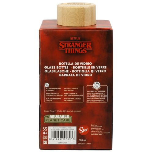 Staklena boca Stranger Things 620ml slika 4